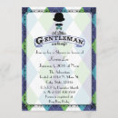 Search for gentleman baby shower invitations Blue