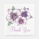 Search for purple orchid napkins Watercolor