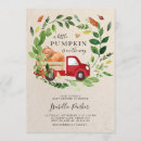 Search for truck baby shower invitations Greenery