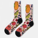 Search for orange fruit socks Pattern