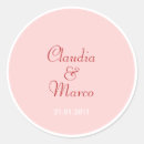 Search for guest name stickers Red
