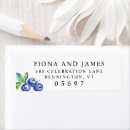 Search for blueberry return address labels Elegant