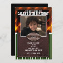 Search for football birthday invitations Modern