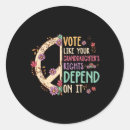 Search for women vote stickers Funny