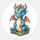 Search for cartoon dragon stickers Fantasy