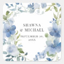 Search for light blue flower stickers Bride