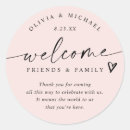 Search for welcome bag wedding stickers Elegant