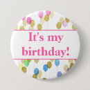Search for pink balloons badges Glitter