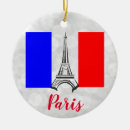 Search for french flag christmas tree decorations Eiffel tower