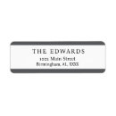 Search for festive return address labels Typography