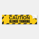 Search for blonde bumper stickers Driver
