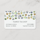 Search for tea business cards Elegant
