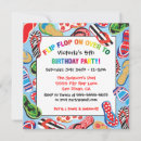 Search for flip flop invitations Pool party