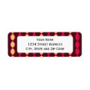 Search for pink and brown return address labels Tan
