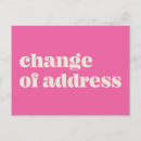 Search for pink minimalist postcards Change of address