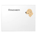 Search for golden retriever notepads Pet