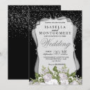 Search for black white and silver wedding invitations Trendy