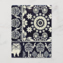 Search for floral textile postcards Lion