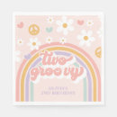 Search for groovy napkins Retro