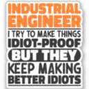 Search for industrial engineering stickers Industry