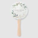 Search for rustic wedding hand fans Eucalyptus