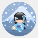 Search for japanese winter stickers Kawaii