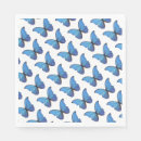 Search for blue butterfly napkins Party