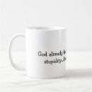 Search for stupidity mugs Humor
