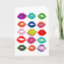 Search for lips cards invites Kisses