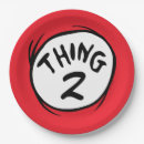 Search for dr seuss paper plates Thing one thing two