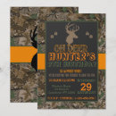 Search for buck birthday invitations Hunting