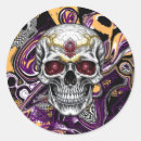 Search for sugar skull stickers Purple