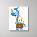 Search for cute dinosaur canvas prints Character