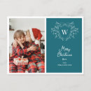 Search for monogrammed christmas cards Initials