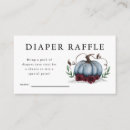 Search for pumpkin diaper raffle ticket Rustic