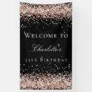 Search for black and gold birthday banners Welcome