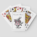 Search for white rabbit playing cards Herald