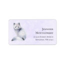 Search for woodland creature return address labels Watercolor