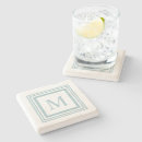Search for preppy coasters Monogrammed