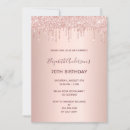 Search for woman seventieth birthday invitations Pink