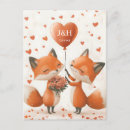 Search for love foxes postcards Sweet