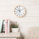 Search for black and white kitchen clocks Minimalist