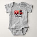 Search for firetruck baby clothes Birthday
