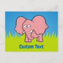 Search for pink elephants postcards Baby