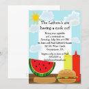 Search for cheeseburger invitations Cookout