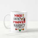 Search for naughty but nice mugs Christmas tree