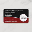 Search for air conditioning business cards Contractor