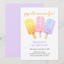 Search for popsicle birthday invitations Girl boy birthday