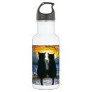 Search for black cat water bottles Drawing