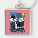 Search for cat and bird key rings Looney tunes